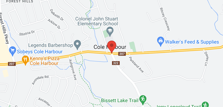 map of 408 Cole Harbour Road